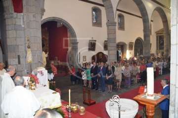 Misa y procesión de San Juan Bautista por el casco antiguo de Telde (Foto TA)